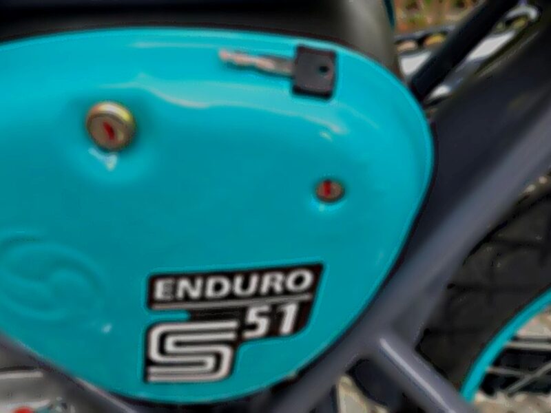 Moped S51 Enduro Neuaufbau - Sonderlackierung